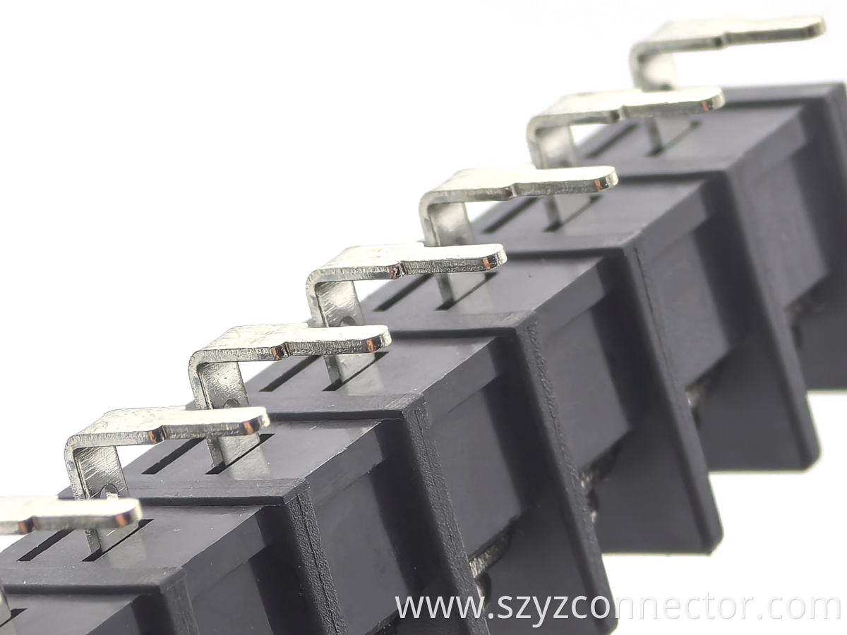 9.5mm barrier terminal blocks black 9.5mm barrier terminal blocks black